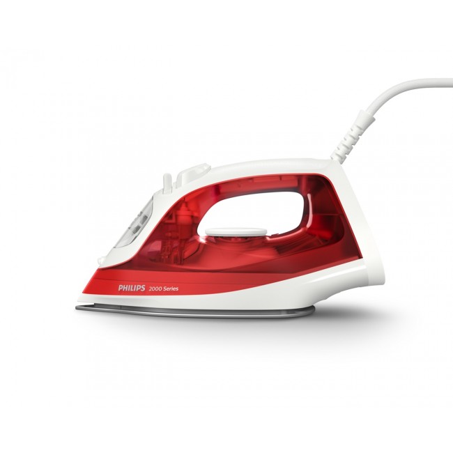 Philips 2000 series DST2010/40 iron Steam iron Non-stick soleplate Red, White