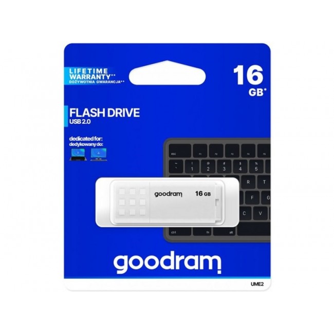 Goodram USB flash drive UME2 16 GB USB Type-A 2.0 White