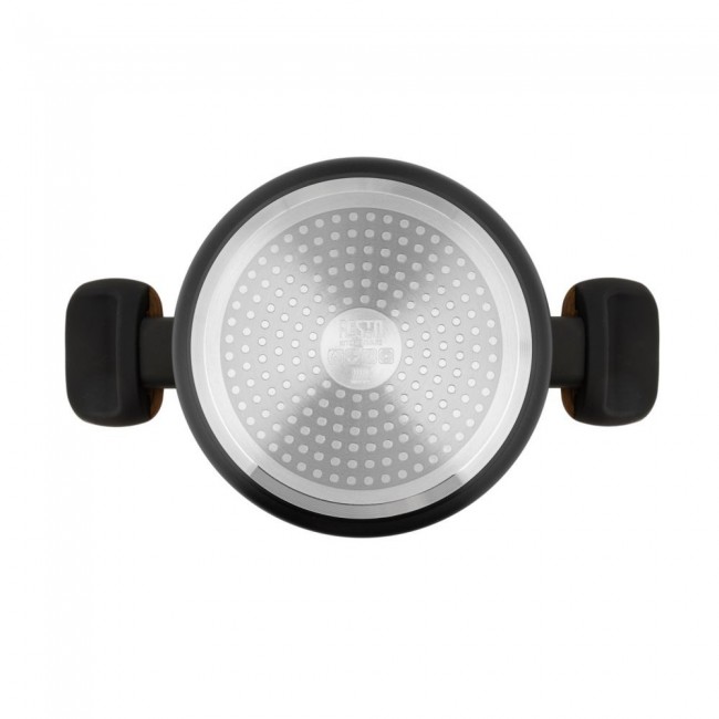 Resto Kitchenware Mon 2.6 L Round Black, Wood Resto Kitchenware Mon 2.6 L Round Black, Wood