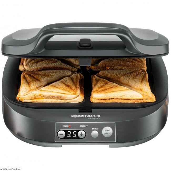 ROMMELSBACHER TOASTER 4TOSTY XL AMERICAN ST 1800 ROMMELSBACHER TOASTER 4TOSTY XL AMERICAN ST 1800