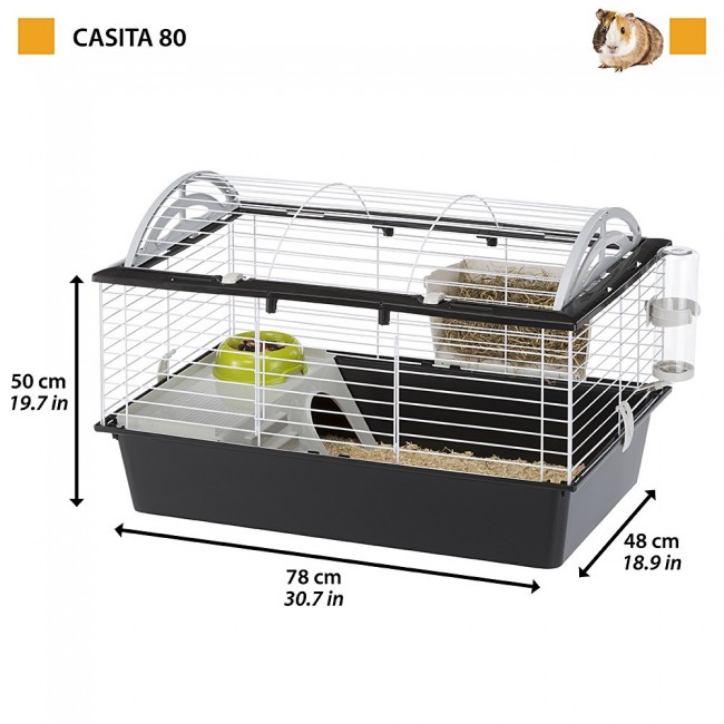 FERPLAST Casita 80 - cage for guinea pig and rabbit FERPLAST Casita 80 - cage for guinea pig and rabbit