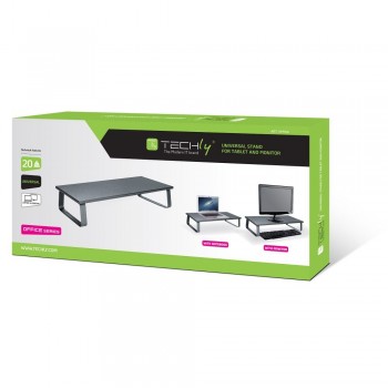 Techly ICA-MS 600TY monitor mount / stand Desk Black