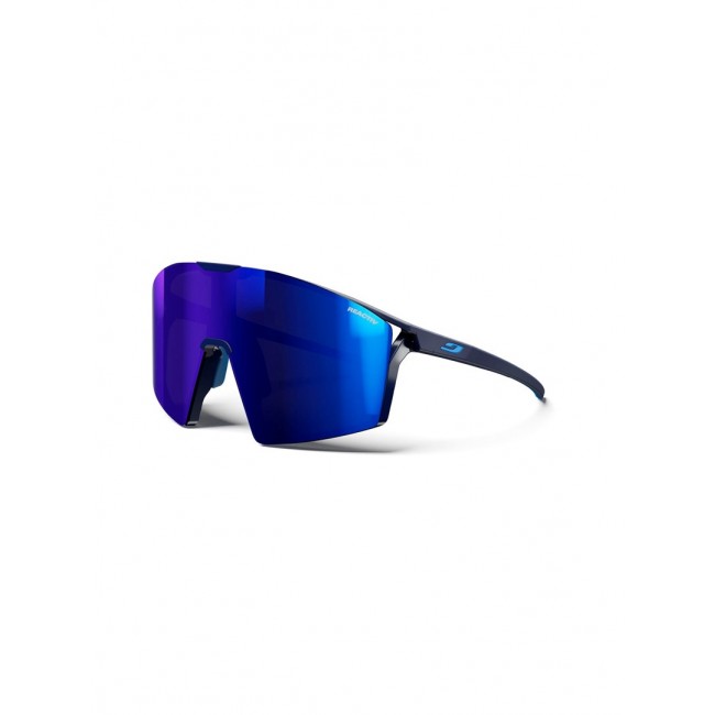 Photochromic bike glasses Julbo Edge - Reactiv 1-3 HC - matt blue/blue