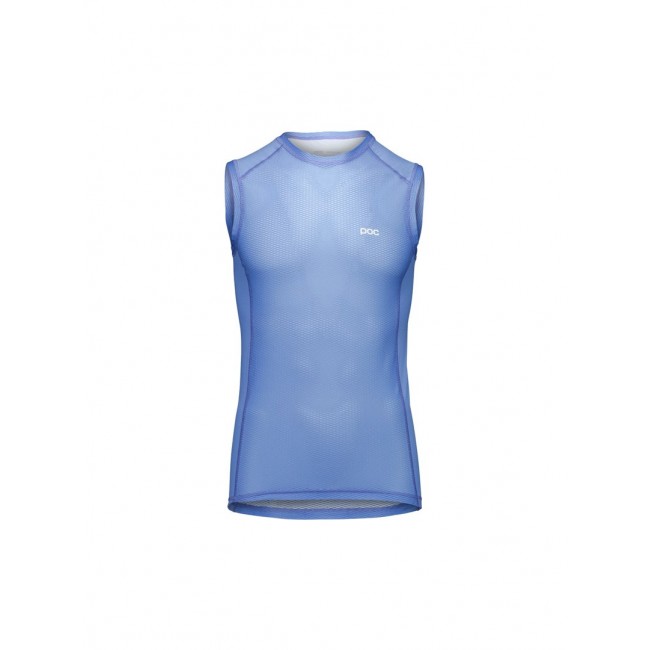 Cycling Shirt POC Essential Layer Vest blue