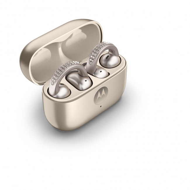 Motorola moto buds loop Headset Wireless Ear-clip-on Calls/Music/Sport/Everyday Bluetooth Beige Motorola moto buds loop Headset Wireless Ear-clip-on Calls/Music/Sport/Everyday Bluetooth Beige