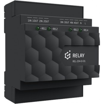 Relay output module (4 outputs) Grenton / DIN rail mounting / TF-Bus