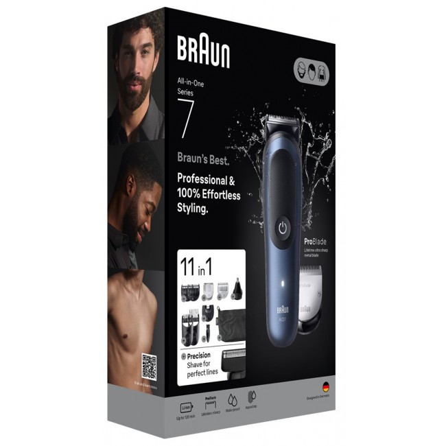Braun AIO7540 Black, Blue 14 Lithium-Ion (Li-Ion)