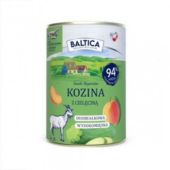 BALTICA Smaki region w Goat with veal - wet dog food - 400g
