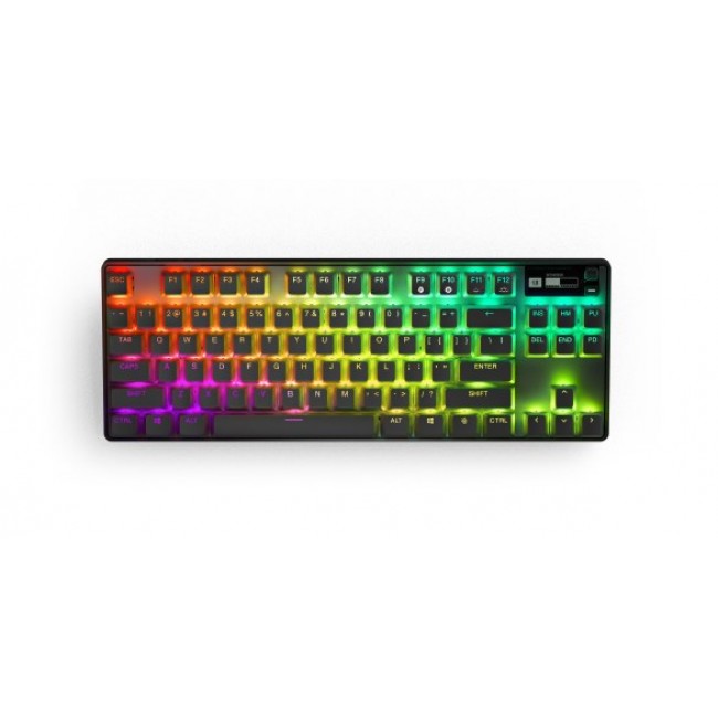 SteelSeries Gaming Keyboard Apex Pro TKL (2023), RGB LED light, US, Black, Wireless