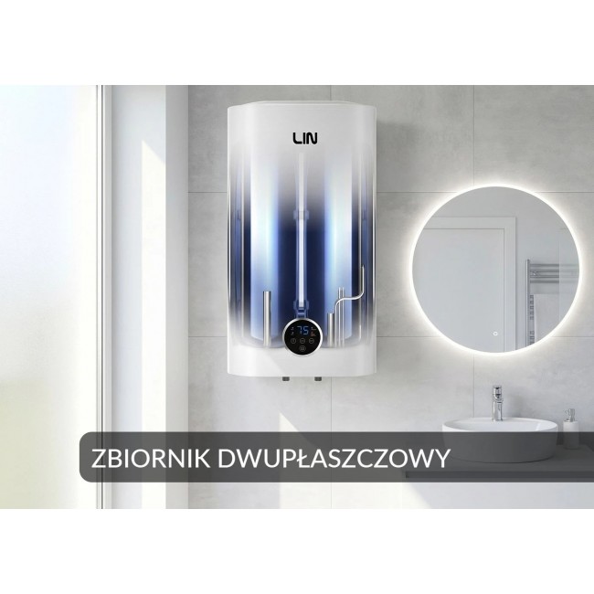 Electric water heater LIN LIFVD1SMWH WI-FI 80L SMART white