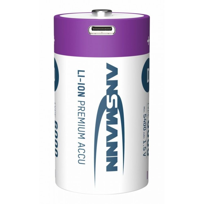 Ansmann 1314-0005 household battery Rechargeable battery D Lithium-Ion (Li-Ion)