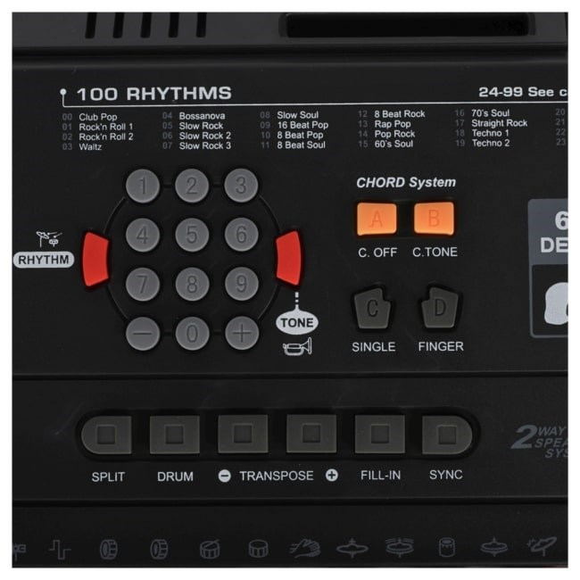 MQ 6116 - keyboard for learning to play, designed for children