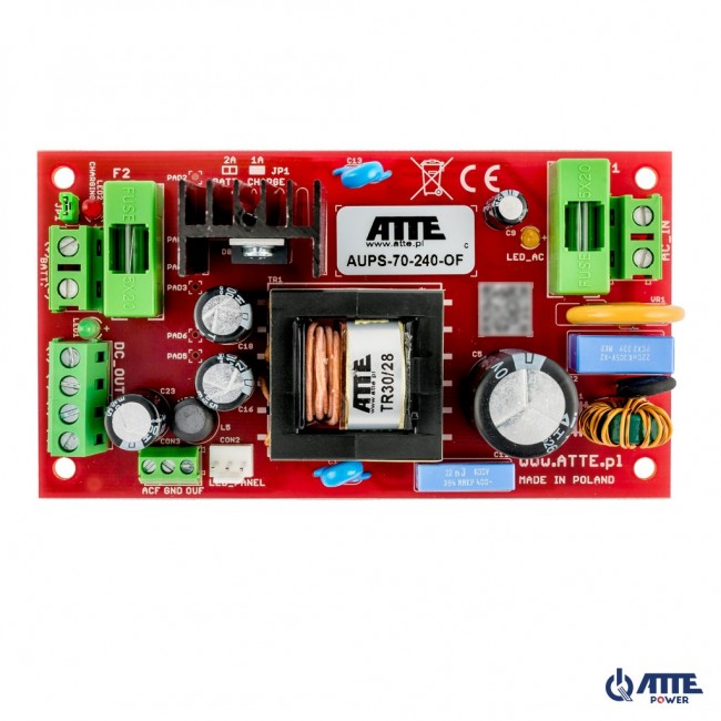 Power supply SMPS 24V 3A 72W ATTE