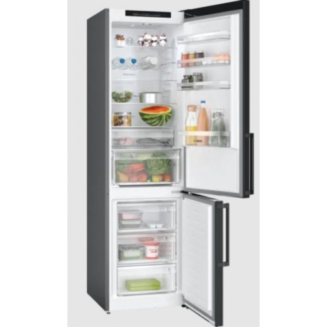 Bosch Serie 4 KGN39OXBT fridge-freezer Freestanding 363 L B Black