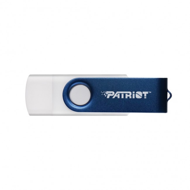 Patriot Memory 64GB Xporter X550 USB flash drive Dual USB A+C (PS64GX550AAD) White, Blue Patriot Memory 64GB Xporter X550 USB flash drive Dual USB A+C (PS64GX550AAD) White, Blue