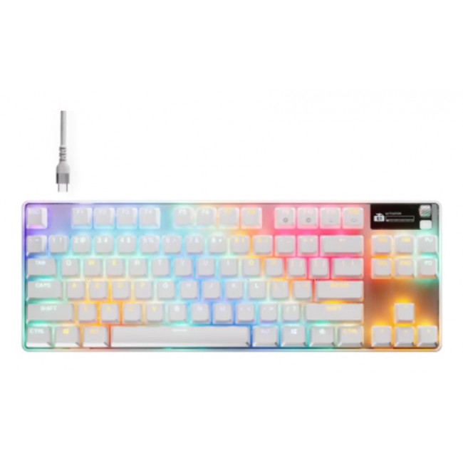 Steelseries APEX PRO TKL GEN 3 keyboard Gaming USB US English White Steelseries APEX PRO TKL GEN 3 keyboard Gaming USB US English White