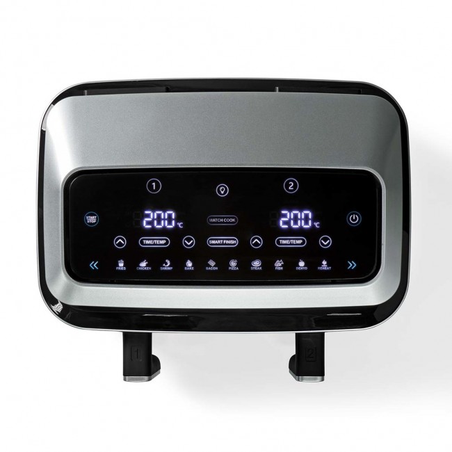 Nedis KAAF320BK fryer Double 4.2 L Stand-alone 2600 W Hot air fryer Black