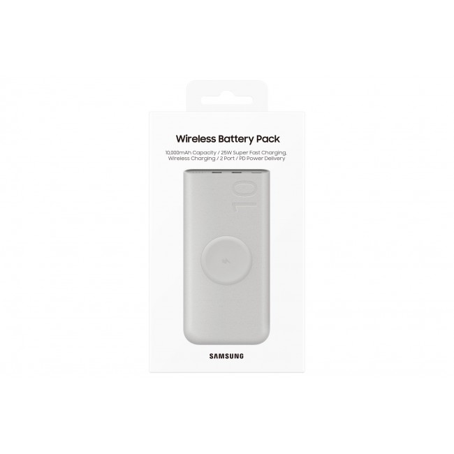 Samsung EB-U2510XUEGEU power bank 10000 mAh Wireless charging Beige Samsung EB-U2510XUEGEU power bank 10000 mAh Wireless charging Beige