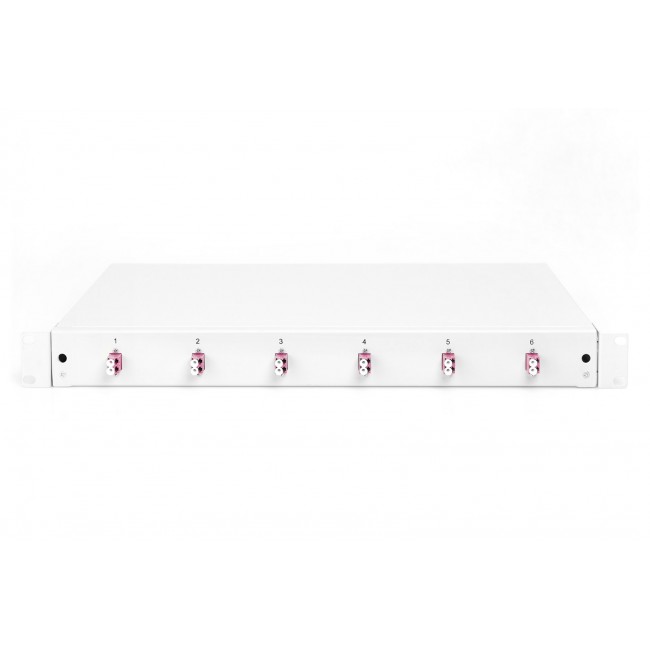 Digitus Fiber Optic Sliding Splice Box, 1U, Equipped, LC, OM4 Digitus Fiber Optic Sliding Splice Box, 1U, Equipped, LC, OM4