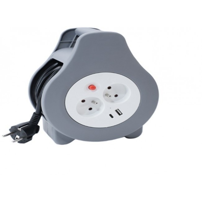 Montis Przed u acz domowy zwijany z USB 10m MT188 2 AC outlet(s) Montis Przed u acz domowy zwijany z USB 10m MT188 2 AC outlet(s)