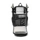 R DE backpack Rucksack Black Alcantara, Polyester