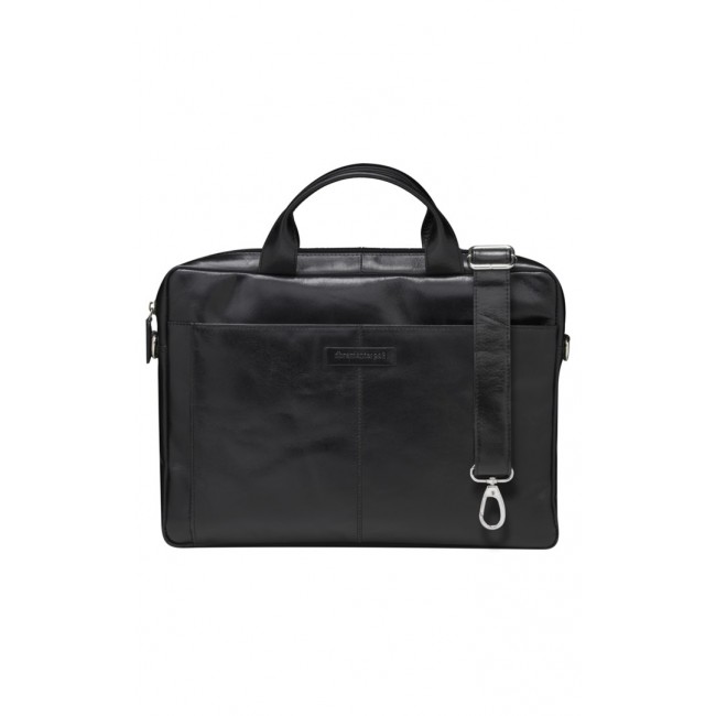 Leather shoulder bag with 15 Leather shoulder bag with 15
