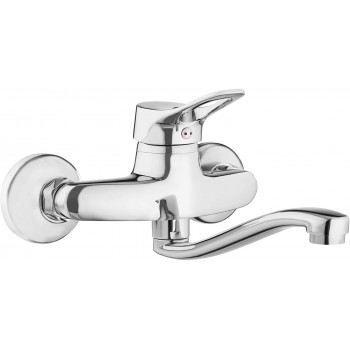 Wall-mounted kitchen faucet