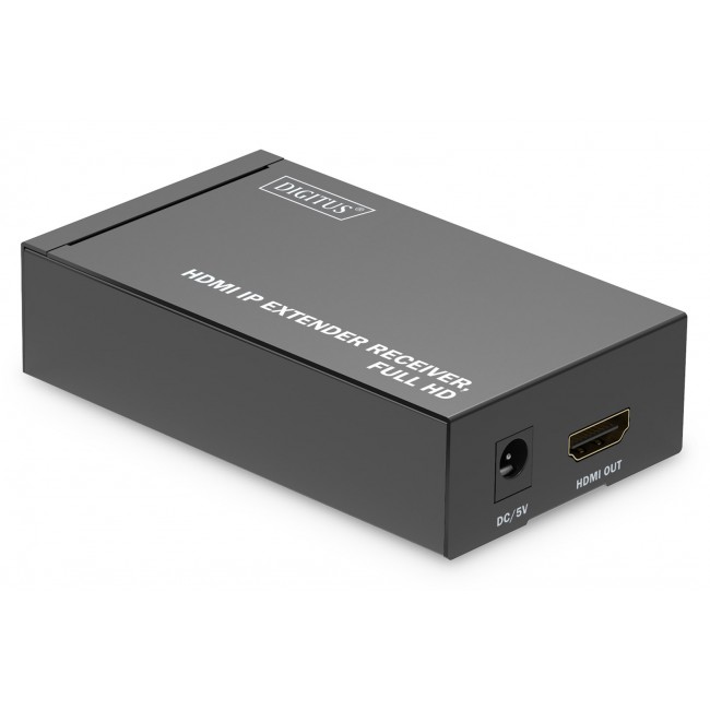 Digitus HDMI IP Extender Receiver, Full HD Digitus HDMI IP Extender Receiver, Full HD