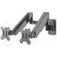 Manhattan Dual Wall Mount for TV & Monitors (Full Motion Gas Spring), For screens 17