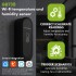 GreenBlue Outdoor WiFi Temperature and Humidity Sensor, Android/iOS, 3.0V DC, LR03x2, IP65, GB741