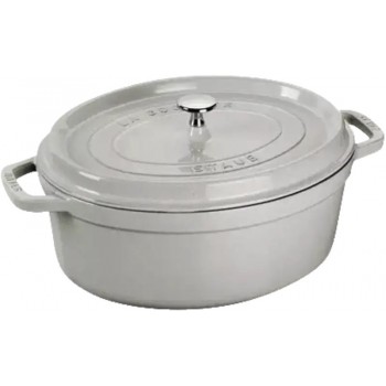 STAUB LA COCOTTE Cast iron pot oval 3.2 ltr, truffle