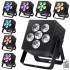 Battery-powered LIGHT4ME ACCU PAR RGBWA-UV floodli