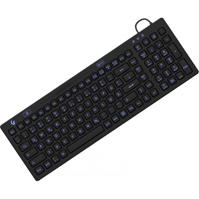 KeySonic KSK-6031INEL-B (DE) keyboard Industrial USB QWERTZ German Black