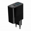Gembird TA-UC-PDQC30LCD-BK-02 mobile device charger Universal Black AC Fast charging Indoor Gembird TA-UC-PDQC30LCD-BK-02 mobile device charger Universal Black AC Fast charging Indoor
