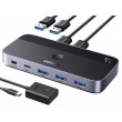 Ugreen USB 3.0 switch CM662, 2 4 outputs, black