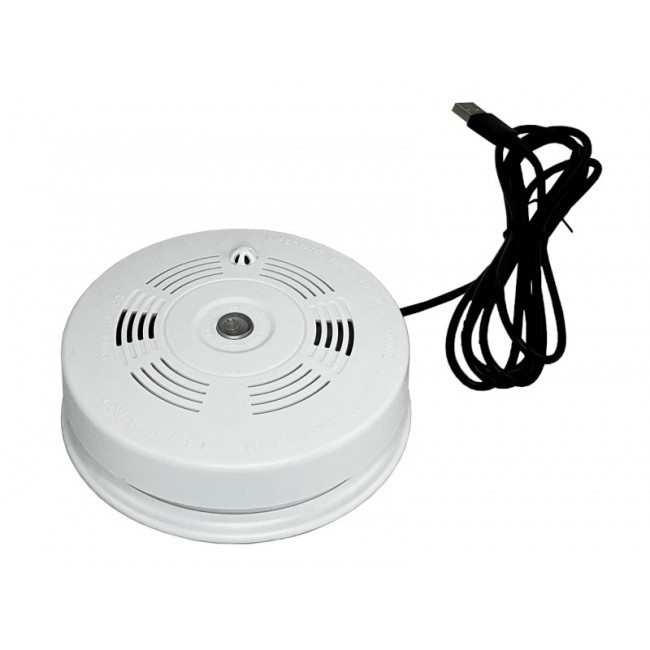 Czujnik dymu USB - przew d 2m AVIZIO POWER