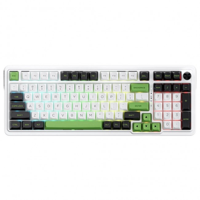 REDRAGON K686WBG-RGB-MAX Eisa Max keyboard USB + RF Wireless + Bluetooth White, Black