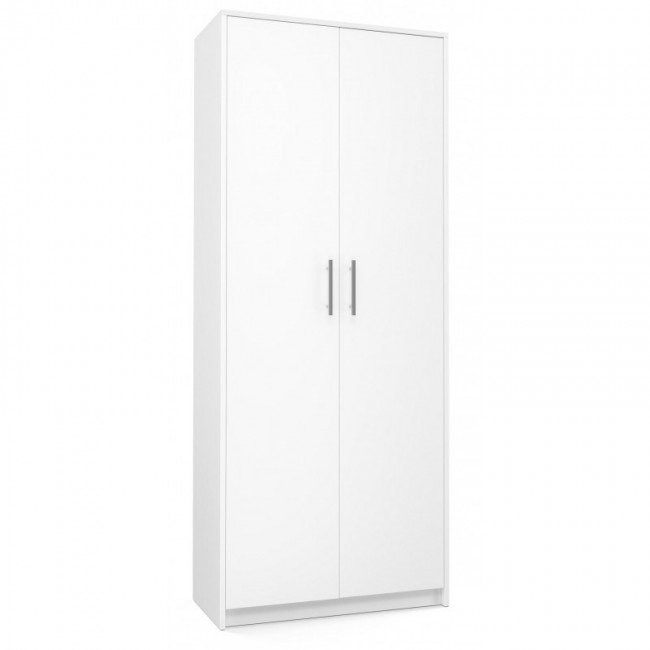 Filing cabinet OLIV 2D 74x35x180 cm, white