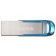 SanDisk Ultra Flair USB flash drive 128 GB USB Type-A 3.2 Gen 1 (3.1 Gen 1) Blue, Silver