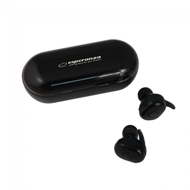 Esperanza TWS CARDERA Headphones Wireless In-ear Calls/Music Bluetooth Black Esperanza TWS CARDERA Headphones Wireless In-ear Calls/Music Bluetooth Black