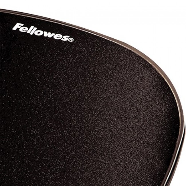 Fellowes CRYSTAL mouse and wrist pad gel, black Fellowes CRYSTAL mouse and wrist pad gel, black
