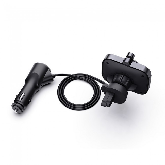 Savio TR-14 Transmiter FM z Bluetooth i adowarką PD 87.6 - 107.9 MHz Bluetooth/USB Black Savio TR-14 Transmiter FM z Bluetooth i adowarką PD 87.6 - 107.9 MHz Bluetooth/USB Black