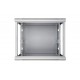 Extralink Rackmount cabinet 9U 600x450 Gray wall mounted