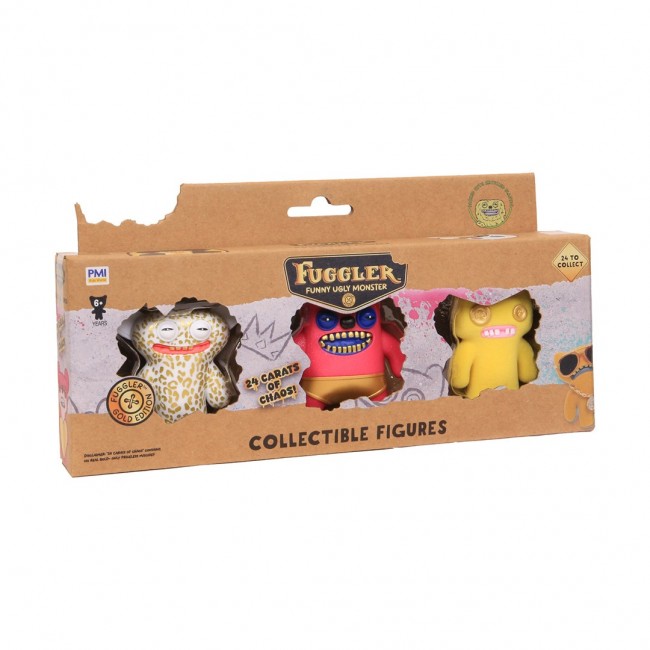FUGGLER S3 GOLD EDITION FIGURES - 3 PACK (ASSORTMENT) FUGGLER S3 GOLD EDITION FIGURES - 3 PACK (ASSORTMENT)