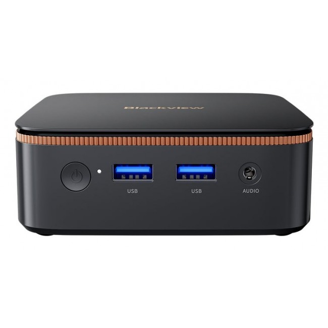 Blackview MP20 Mini PC with Ryzen 3 3300U, 8GB RAM, 256GB SSD, Windows 11 Pro, black