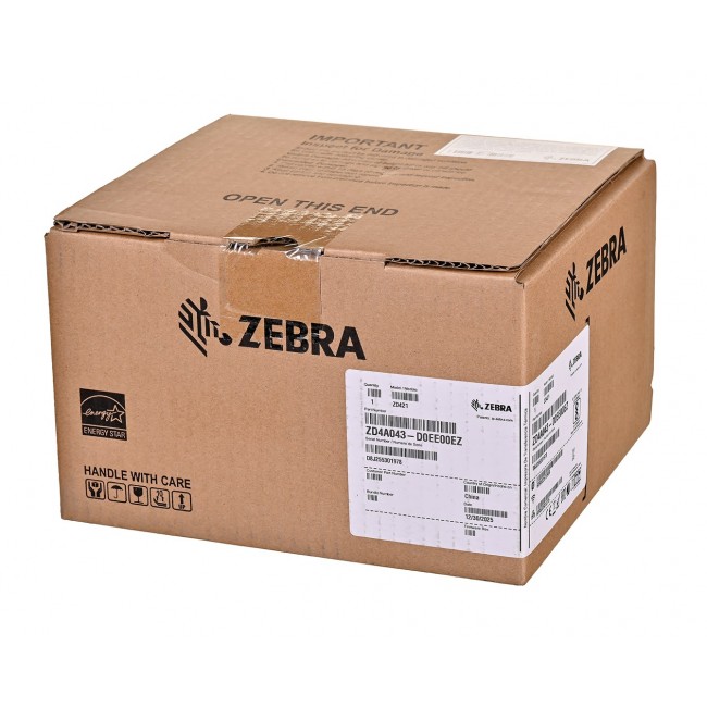 Zebra ZD421D label printer Direct thermal 300 x 300 DPI 102 mm/sec Wired & Wireless Ethernet LAN Bluetooth Zebra ZD421D label printer Direct thermal 300 x 300 DPI 102 mm/sec Wired & Wireless Ethernet LAN Bluetooth