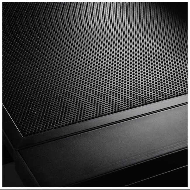 DNA Professional DJ BOOTH BK - DJ booth with illuminated RGB LED panel (black)