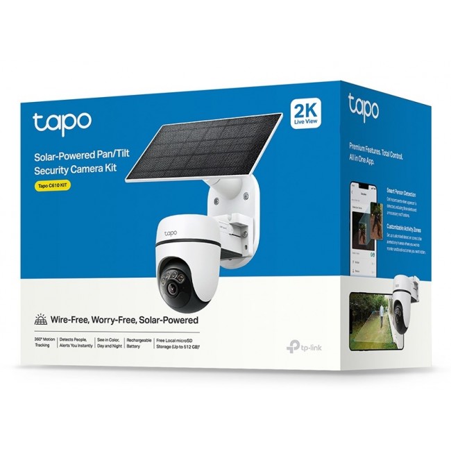 TP-Link Tapo Solar-Powered Pan/Tilt Security Camera Kit