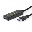 Techly ICUR30100G USB cable USB 3.2 Gen 1 (3.1 Gen 1) 10 m USB A Black Techly ICUR30100G USB cable USB 3.2 Gen 1 (3.1 Gen 1) 10 m USB A Black