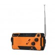 Extralink RADIO AWARYJNE SOLARNE Z KORBKA DYNAMO POWERBANK 4000MAH Z LATARKA SOS SR-4000 Portable Analog Black, Orange